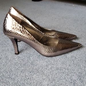 Metallic Heels (never worn!)